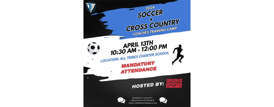 Cross County and Soccer Coaches Camp