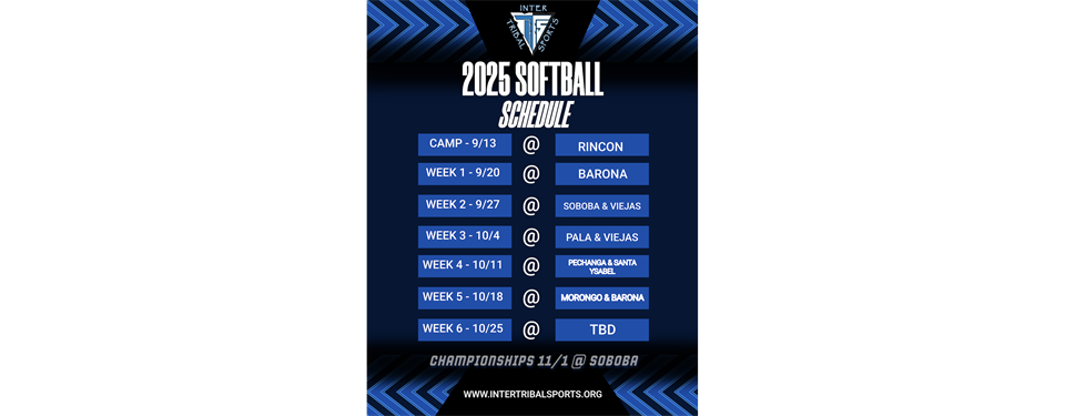 2025 Softball Dates