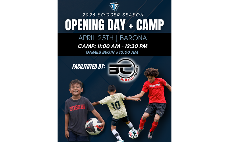 Soccer Opening Day + Camp